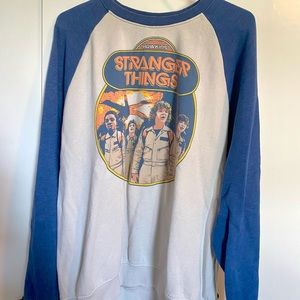 stranger thing crewneck hoodie size xxl